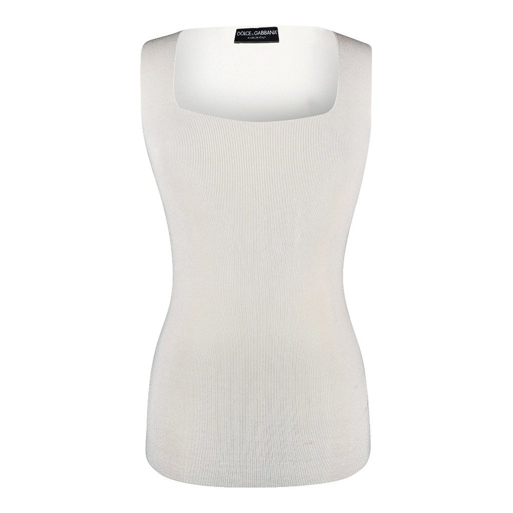 Dolce&Gabbana Twinset Winter White Cardigan / Shell 42 / 8